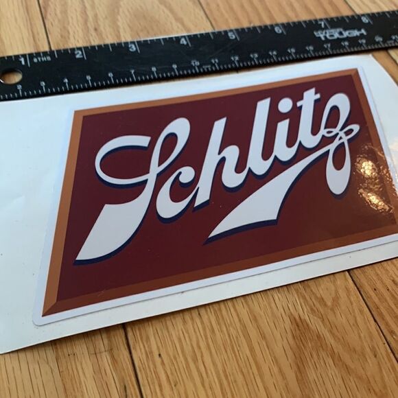 3 for $10 or 5 for $20 Vinyl Schlitz Car Window Sticker Decal - Picture 3 of 3